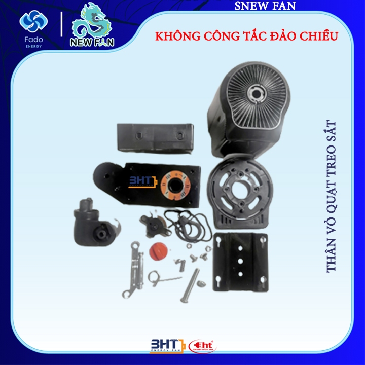 VỎ QUẠT TREO THÂN SẮT FULL BỘ