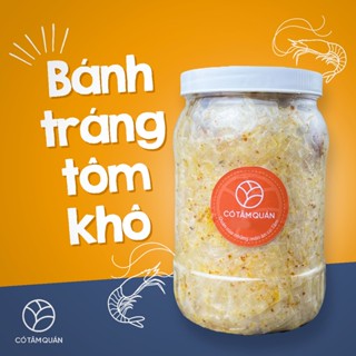 BÁNH TRÁNG TÔM KHÔ CHÁY TỎI – ĐẬM ĐÀ, THƠM NGON, KHÓ CƯỠNG HỦ 360GR
