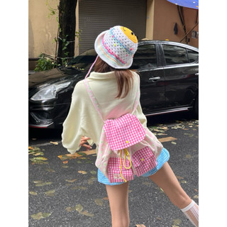 [Tặng kèm ví nhỏ] Balo hoa nhí dây rút phối màu xinh tươi | Độc quyền HAPPYLAND