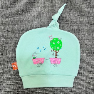 (Được chọn màu) Mũ sơ sinh cột CHÓP MÀU Mintu cho bé 0-2 tháng/ Nón trẻ em nhỏ Mintuu