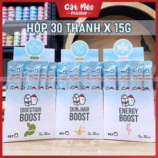 [Hộp 30 thanh] Súp Thưởng Sữa Dê PetQ Cho Mèo Bổ Sung Vitamin, Dầu cá, Cỏ mèo Mọi Độ Tuổi