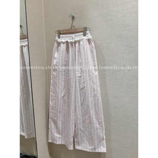 Kammy Pant- Quần suông lưng quần viền bèo nhí đính nơ nhà Iammitea🩷