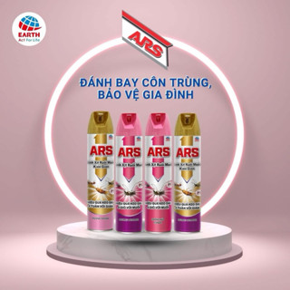 Bình xịt muỗi côn trùng ARS Jet Gold S không mùi 600ml (mẫu mới)