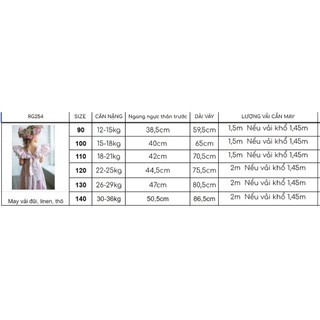 RG254_Rập giấy may đầm hở lưng cánh tiên