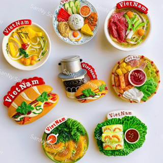 Nam châm lưu niệm Việt Nam chủ đề đồ ăn Sanny Souvenir