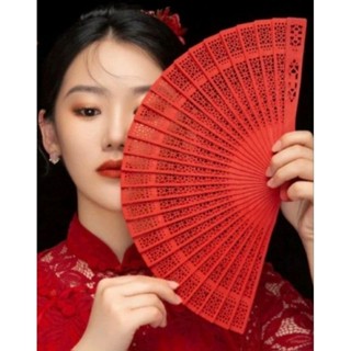 Quạt gỗ trang trí mâm quả, mâm cỗ, tháp bánh