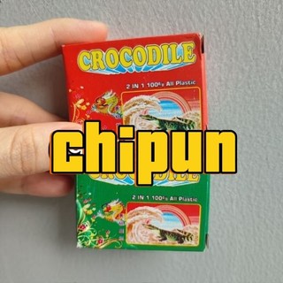 Bài Tứ Sắc CROCODILE Hàng Cao Cấp Dài 5cm, Ngang 1,4cm