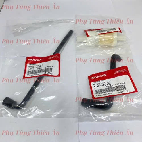 Bộ ống hơi xá xị bao tử lọc gió pô e Wave thái 110