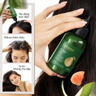 Combo 2 chai tinh dầu bưởi mọc tóc Pomelo cocoon 140ml*2 giảm rụng