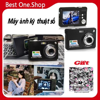 ✨ [Tặng thẻ nhớ] Máy ảnh kĩ thuật số digital mini camera v2 - quay, chụp 48MP, siêu mỏng nhỏ gọn