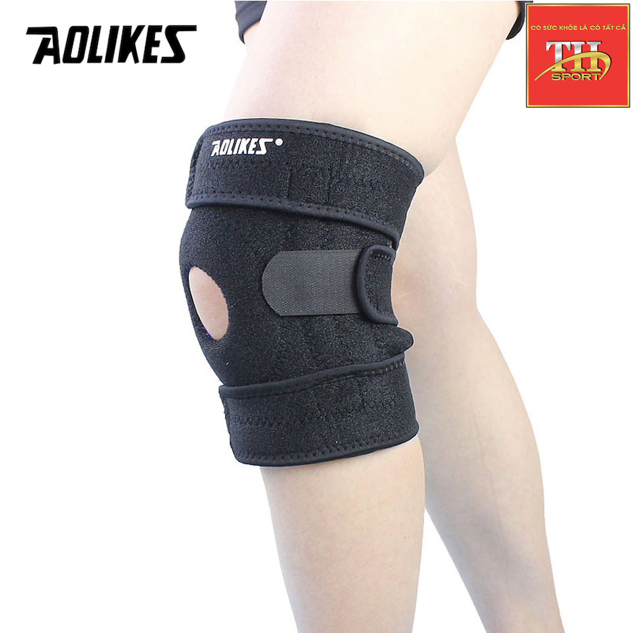 Băng gối thể thao chính hãng Aolikes 7912, 7916 Bảo Vệ Khớp Gối Khi chơi Thể Thao