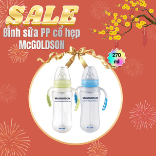 Bình sữa PP cổ hẹp McGOLDSON 270ml