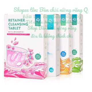 NHIỀU MÙI - Viên ngâm vệ sinh khay Invisalign, khay duy trì, răng giả, Niềng răng trong suốt