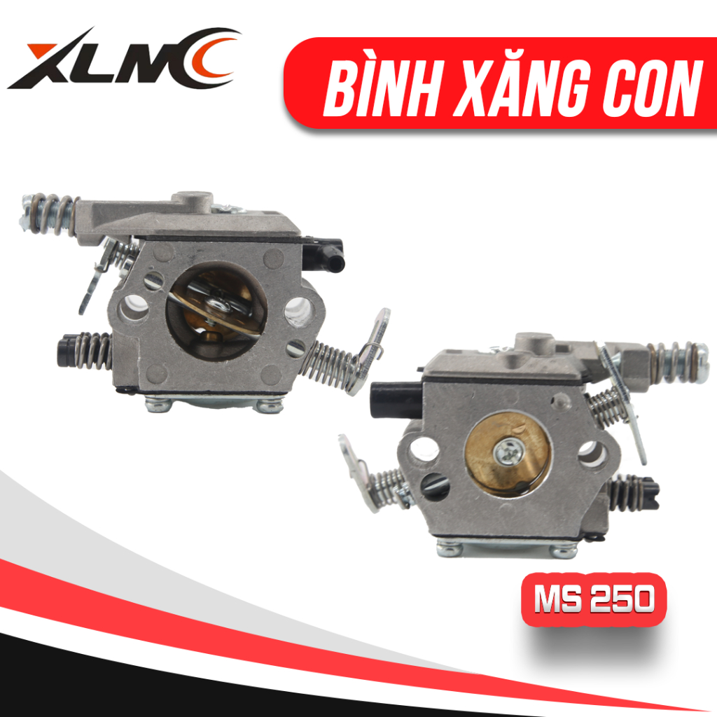 Bộ Chế Hòa Khí Bình Xăng Con Máy Cưa Xích MS250 MS230 MS210