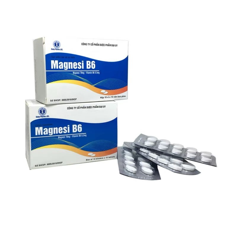 MAGNESI B6  Đại Uy- Bổ Sung Magnesi và Vitamin B6