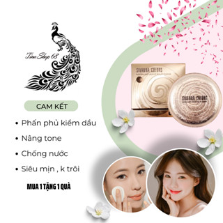 Phấn phủ Sivanna kiềm dầu nâng tone chống nước suốt 24h cam kết không trôi không bết dính siêu mịn.