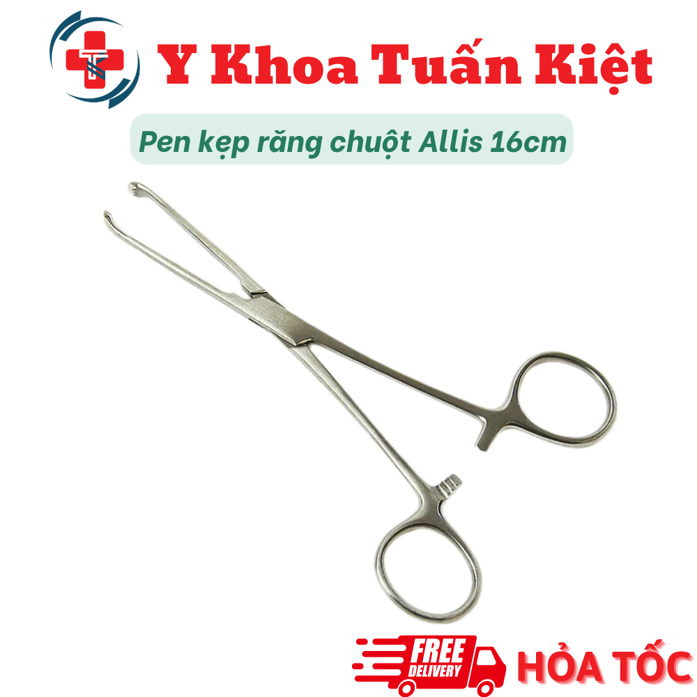 ✅ Pen Kẹp Răng Chuột Allis 16cm