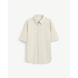 Áo Sơ Mi Nam Ngắn Tay Vải Dù Trang Trí Form Loose - Routine 10F24SHS010