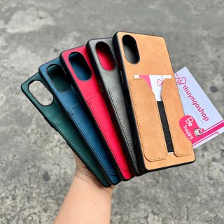 Ốp lưng giả da có ngăn đựng thẻ Sony Xperia 1 V - Xperia 5 V - Xperia 10 V