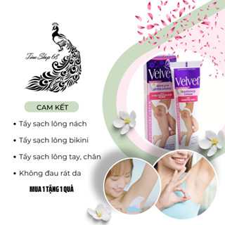  Kem tẩy lông velvet tẩy lông chân wax lông nách kem tẩy lông vùng kín tẩy lông nách đảm bảo k rát . 