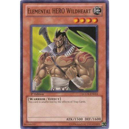 Thẻ bài Yugioh - TCG - Elemental Hero Wildheart - LCGX-EN014 - Common 1st Edition