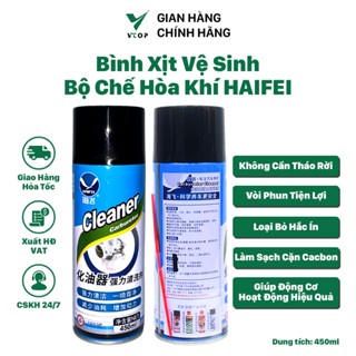 Xịt chế hòa khí Xe máy Ô Tô, xịt vệ sinh Bình xăng con, xịt vệ sinh chế hòa khí