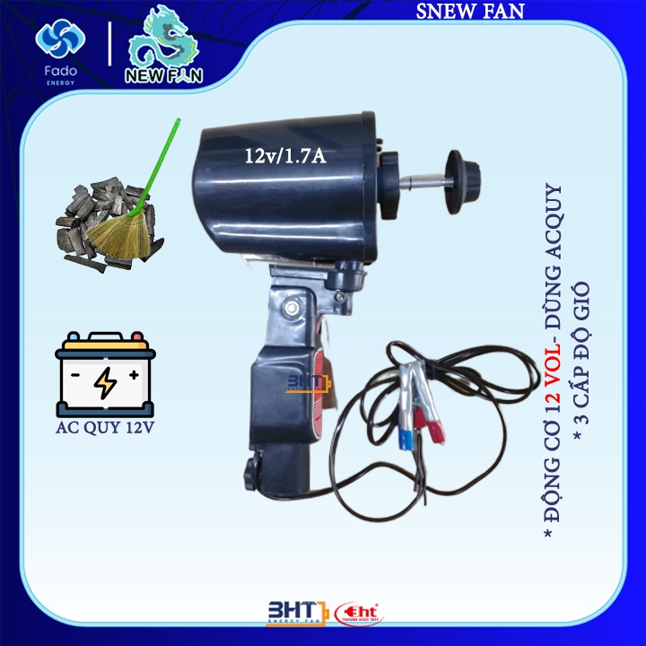 ĐẦU QUẠT 12V HOẶC 24V - 3 TỐC ĐỘ