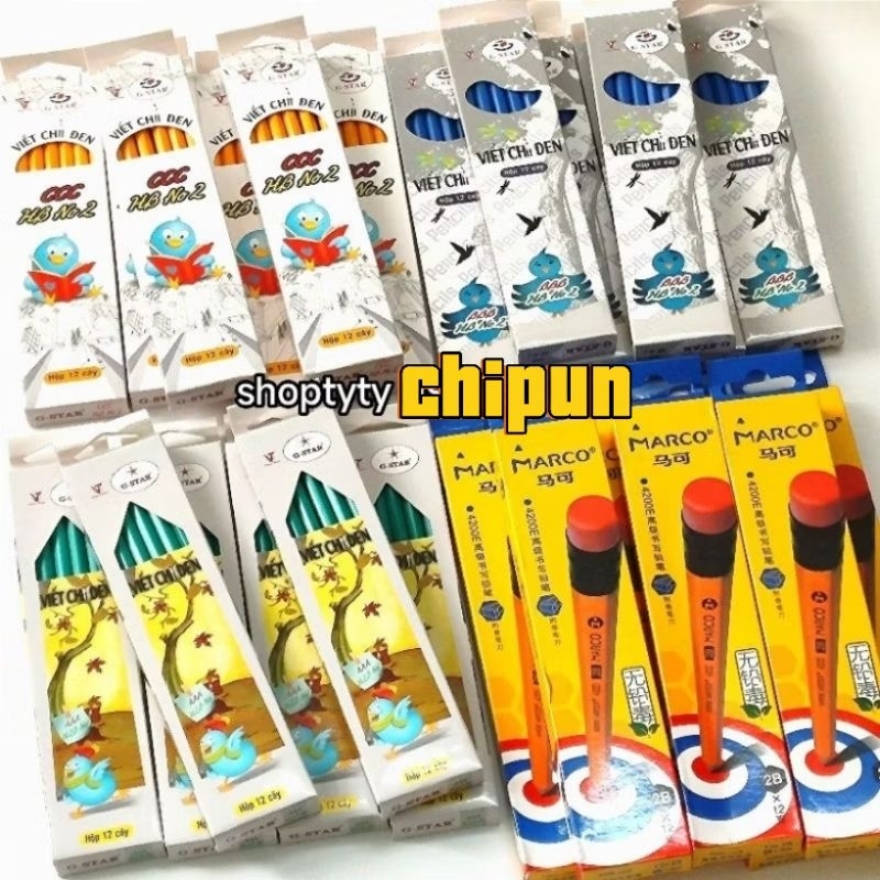 Hộp 12 Bút Chì 2B MARCO 4200E