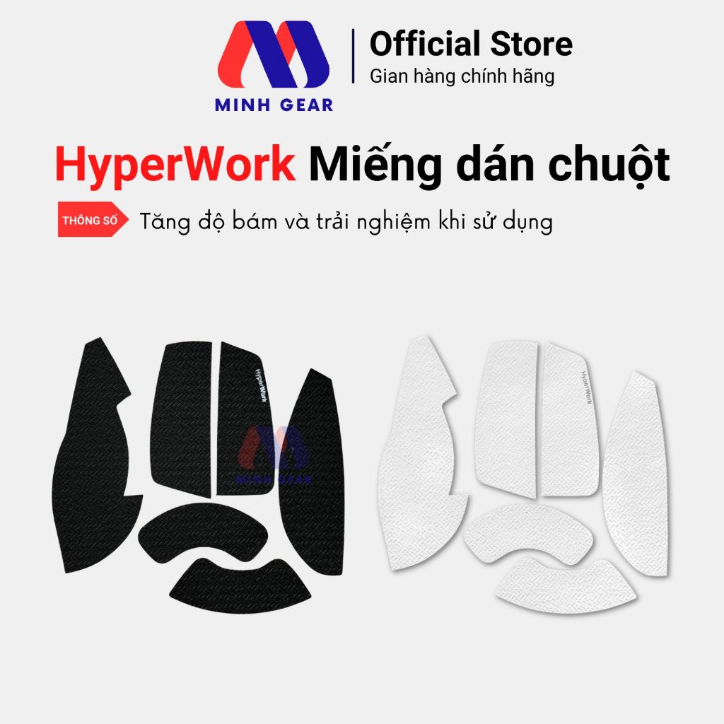 Miếng dán Grip Tape cho chuột HyperWork Silentium MS01