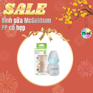 Bình sữa McGoldson PP cổ hẹp 75ml