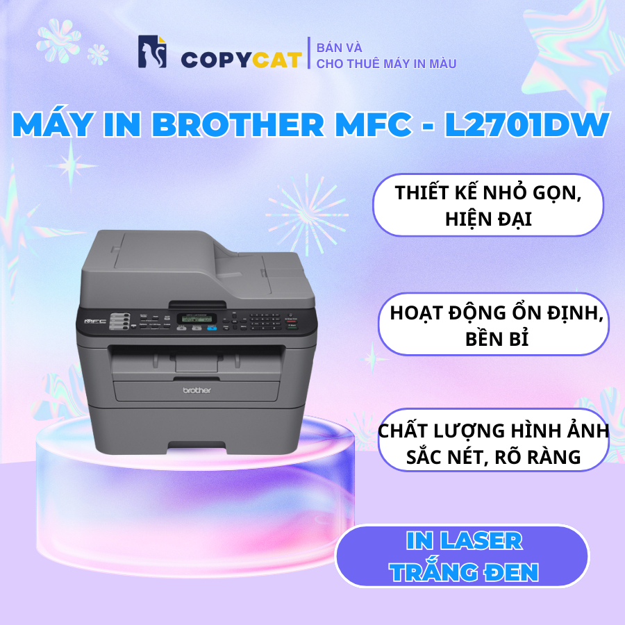 Máy in laser đa năng Brother MFC - L2701DW