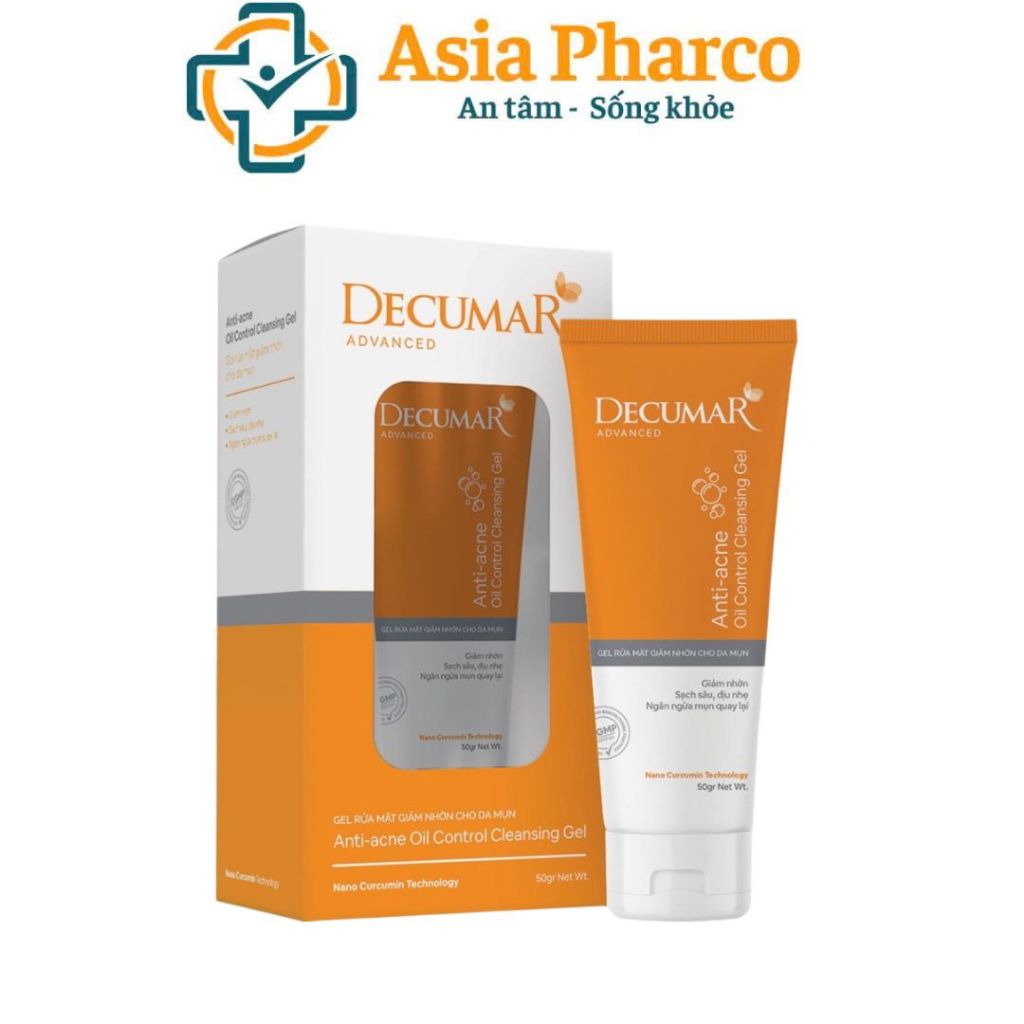 Decumar Clean Gel rửa mặt ngăn ngừa mụn