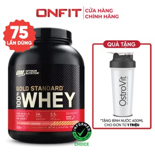 Optimum Nutrition Gold Whey Standard 100% 2.27KG (75 Lần Dùng) Hỗ Trợ Tăng Cơ & Phục Hồi | ONFIT