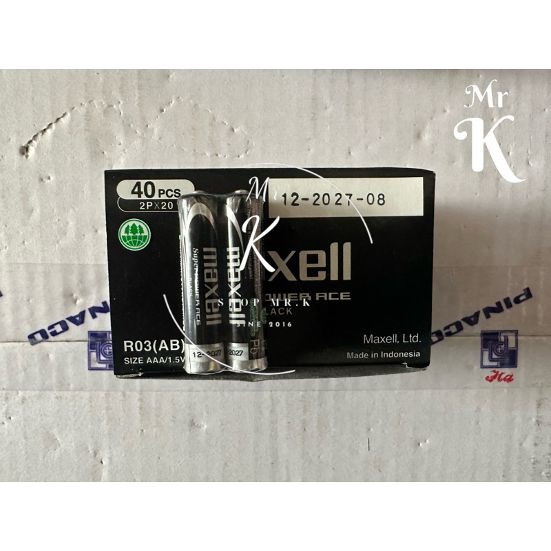 HỘP 40 CỤC PIN AAA MAXELL