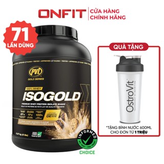 PVL ISO Gold Premium Isolate 100% Whey Protein 2.2KG (73 Lần Dùng) Hỗ Trợ Tăng Cơ và Phục Hồi Cơ | ONFIT