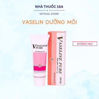 VASELIN PURE DƯỠNG MÔI OPC - TINH KHIẾT KHÔNG MÀU KHÔNG MÙI - TUÝP 10GR - VASELINE LÀM MỀM MÔI