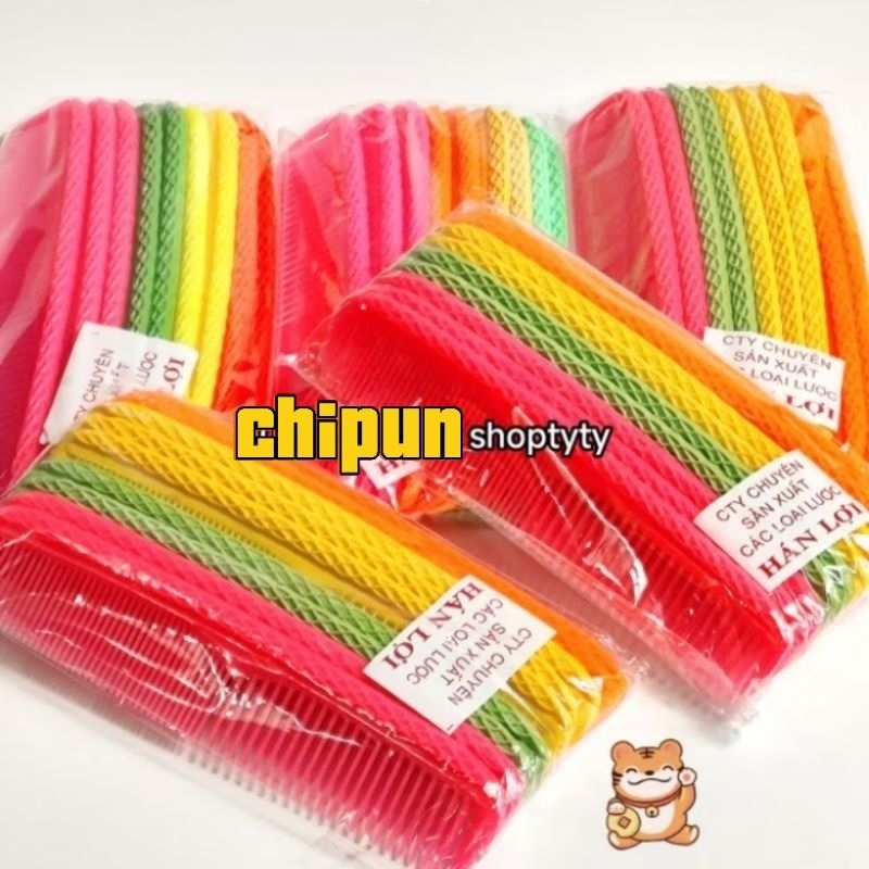 1 Bịch 10 Cây Lược Chải Tóc Hán Lợi 20cm