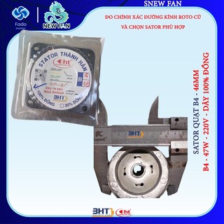 Stator quạt B4-47W / 220V - dây đồng 100%