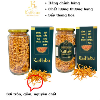 100 gam đóng 2 lọ 50 gam sợi gãy - Đông trùng hạ thảo sợi sấy khô thăng hoa KaiHabu