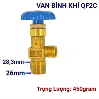 Van bình khí Oxy_Nito_Co2_Argon...Van gắn bình khí_Van chất liệu đồng