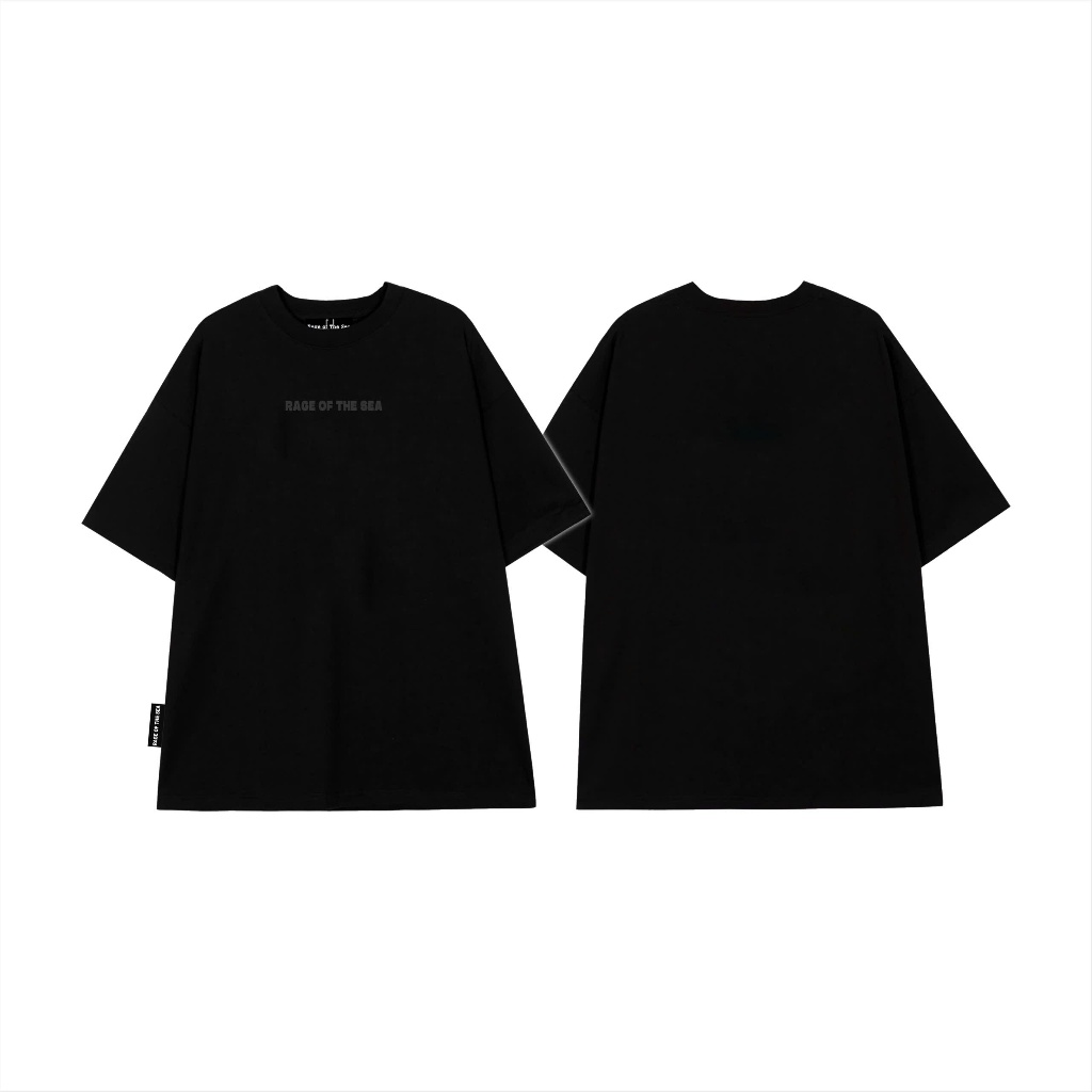 (Tặng Kèm 1 Hộp Giấy) Áo Thun/T-shirt Cổ Tròn Unisex Form Âu Cotton 250GSM Rage Of The Sea (ROTS STUDIO)-"SEASON III ĐN" | BigBuy360 - bigbuy360.vn