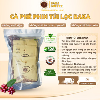 Cà Phê Phin Túi Lọc Baka Coffee (Túi Zip)
