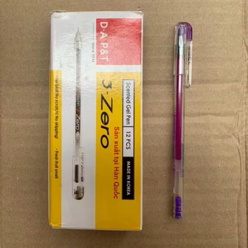 HỘP 12 BÚT ZERO GEL PEN D.A P&T