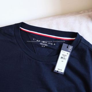 Áo Thun Basic Navy Trơn Hàng Chính Hãng | Fox Sneaker