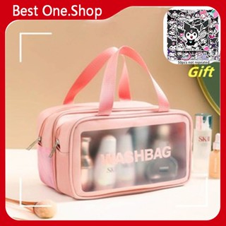 Túi đựng mĩ phẩm du lịch đựng đồ trang điểm tiện dụng Washbag trong suốt chống thấm nước tiện dụg