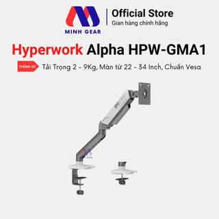 Giá treo / Arm màn hình HyperWork Alpha HPW GMA1 / Alpha Pro GMA02 (Hàng Chính Hãng)