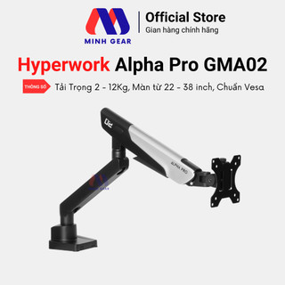 Giá treo / Arm màn hình HyperWork Alpha HPW GMA1 / Alpha Pro GMA02 (Hàng Chính Hãng)