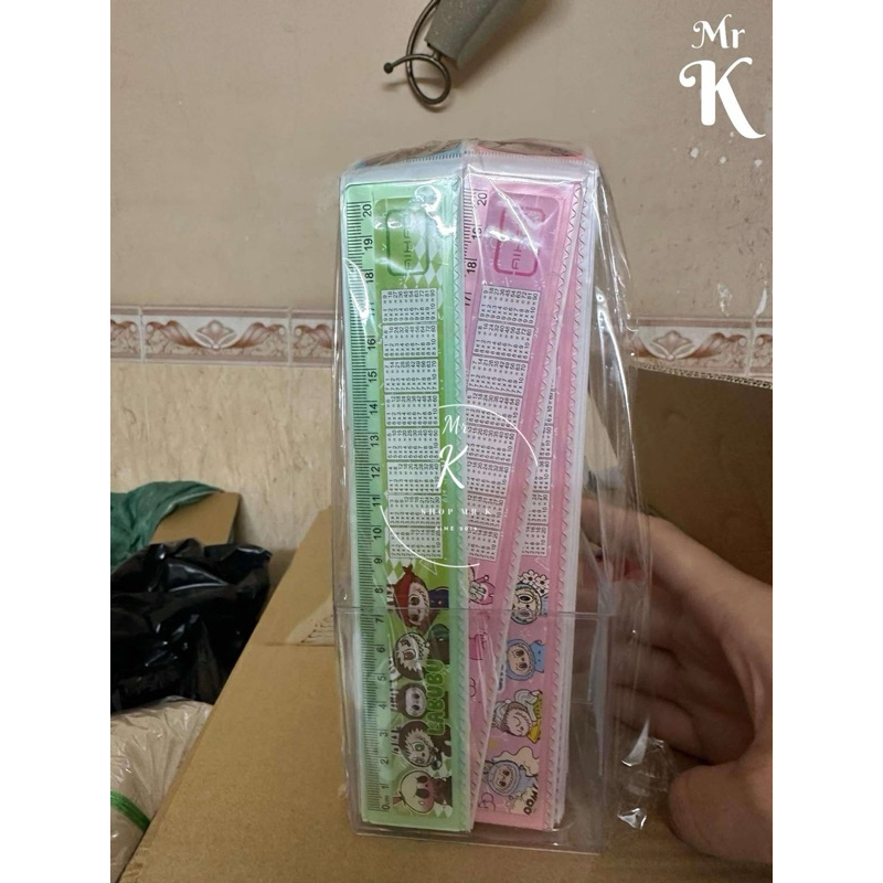 LON 100 CÂY THƯỚC 20CM [HÌNH ẢNH,MÀU SẮC NGẪU NHIÊN]