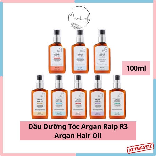 Dầu Dưỡng Tóc Argan Raip R3 Argan Hair Oil 100ml
