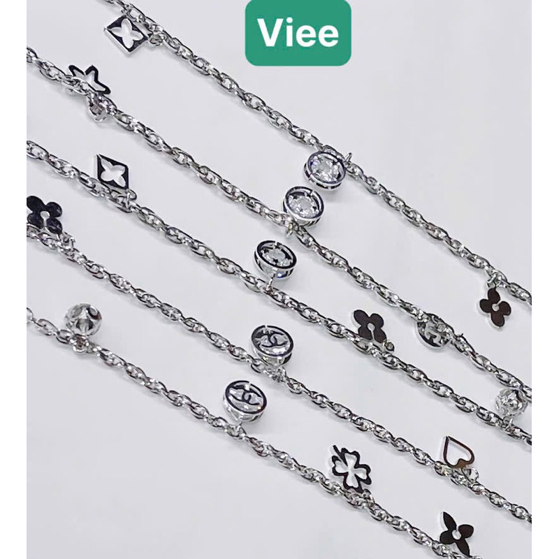 Lắc tay lắc chân inox cao cấp đeo mãi không đen PT02 (giao ngẫu nhiên)